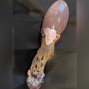 This is a HIGHER AWARENESS WAND ( real crystals)